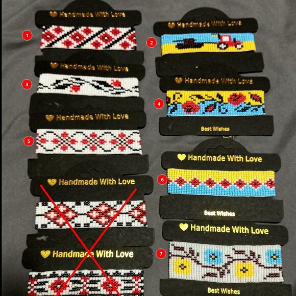 Jewelry - CHRISTMAS 🎄 SALE 😍❤️💥 Beaded bracelets (Ukrainian embroidery motifs)